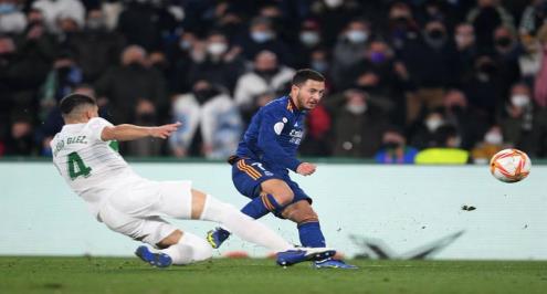 هازارد يشرق في وجه إلتشى ويقود الريال لتأهل مثير بكأس الملك